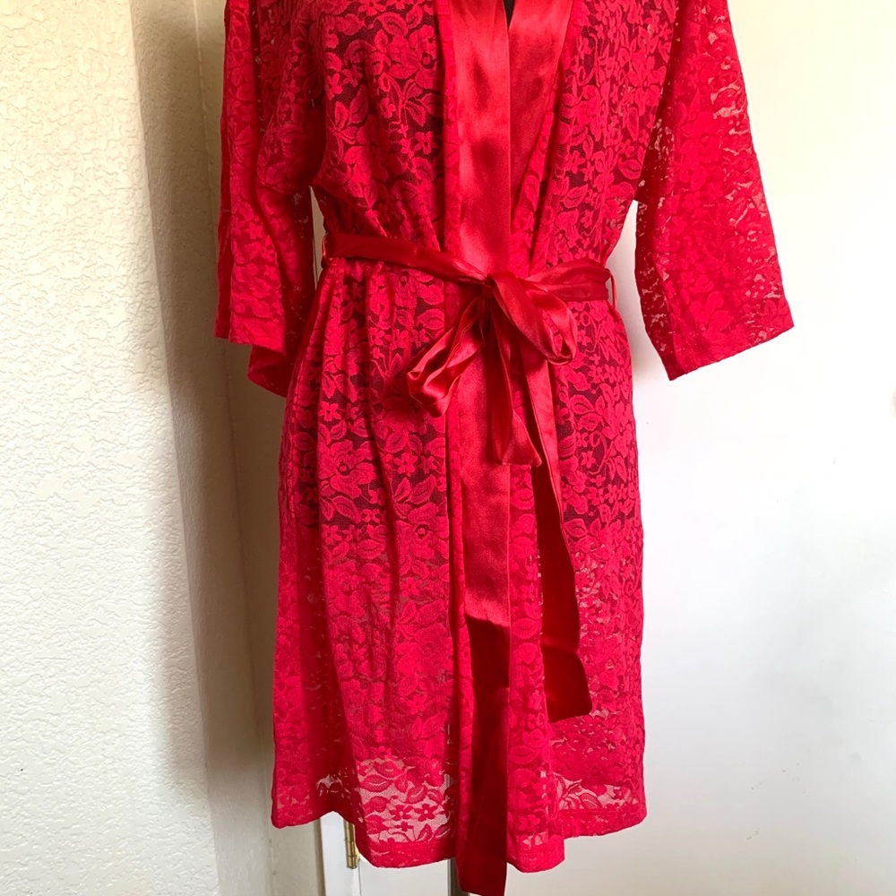 Apt. 9 Solid Lace Robe - Picture 3 of 11